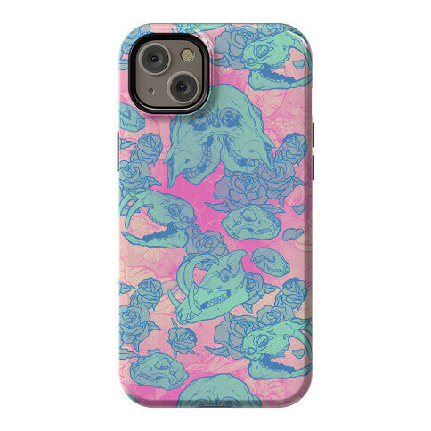 Skulls and Flowers Phone Case