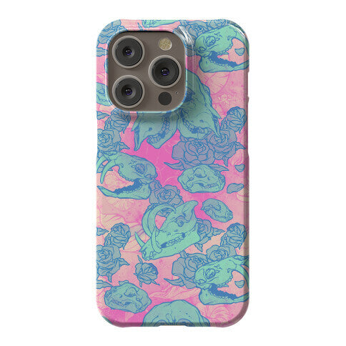 Skulls and Flowers Phone Case