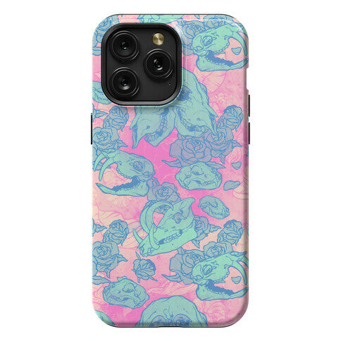 Skulls and Flowers Phone Case