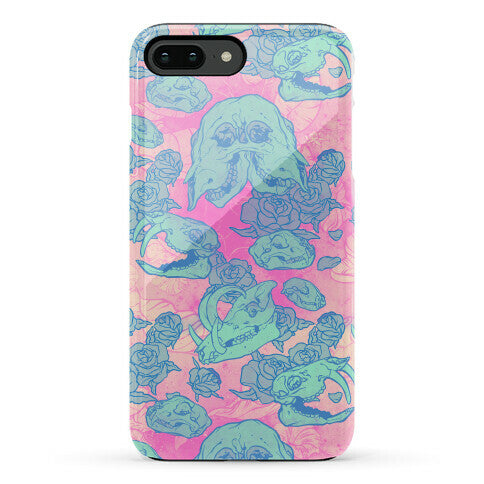 Skulls and Flowers Phone Case