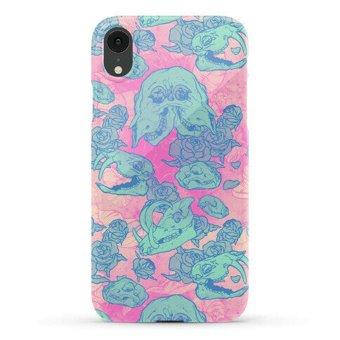 Skulls and Flowers Phone Case