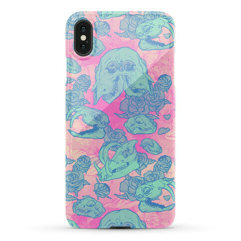 Skulls and Flowers Phone Case