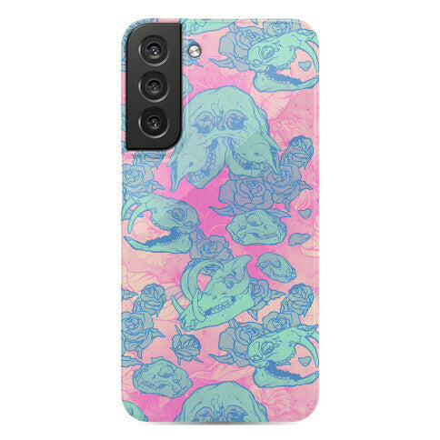 Skulls and Flowers Phone Case