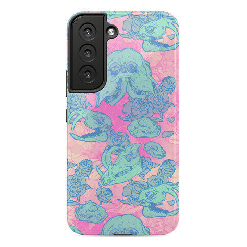 Skulls and Flowers Phone Case