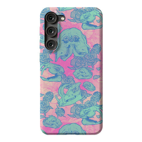 Skulls and Flowers Phone Case