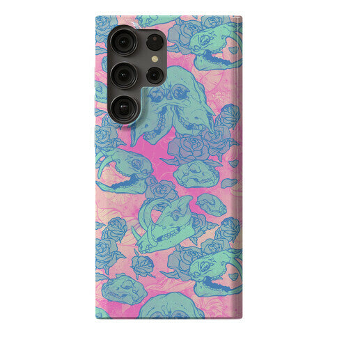 Skulls and Flowers Phone Case
