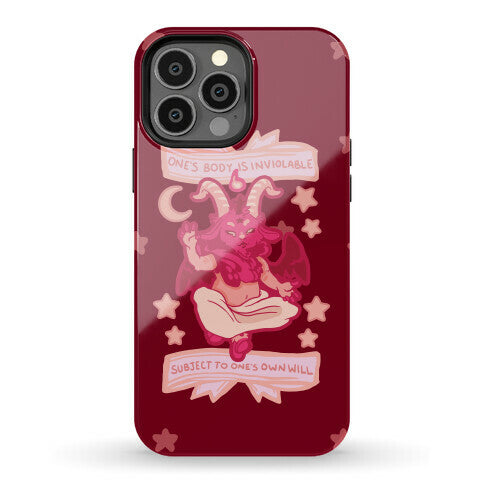 One's Body Is Inviolable Subject To One's Own Will Phone Case