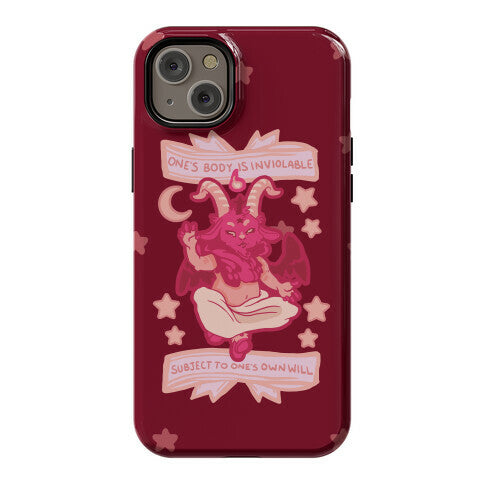 One's Body Is Inviolable Subject To One's Own Will Phone Case