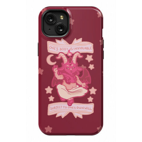 One's Body Is Inviolable Subject To One's Own Will Phone Case