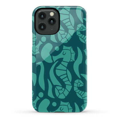 Bubbly Seahorse Phone Case