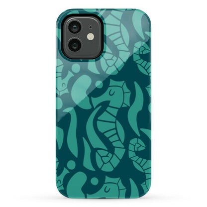 Bubbly Seahorse Phone Case