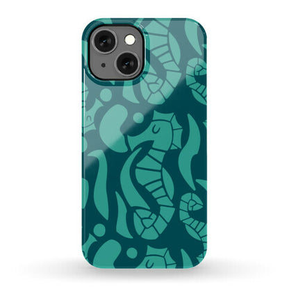 Bubbly Seahorse Phone Case