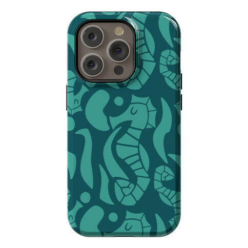Bubbly Seahorse Phone Case