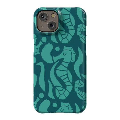 Bubbly Seahorse Phone Case