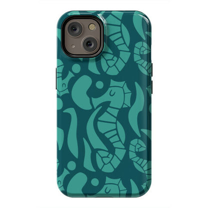 Bubbly Seahorse Phone Case
