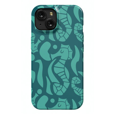 Bubbly Seahorse Phone Case