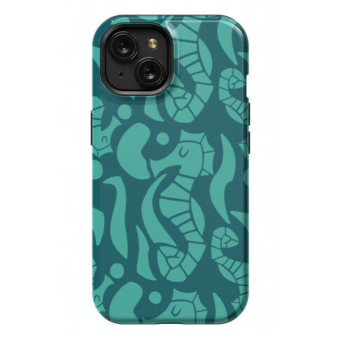 Bubbly Seahorse Phone Case