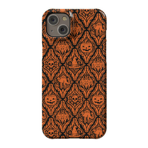 Spooky Vintage Halloween Pattern Phone Case