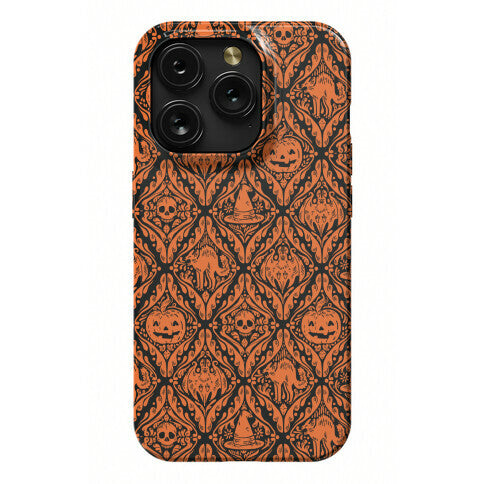 Spooky Vintage Halloween Pattern Phone Case