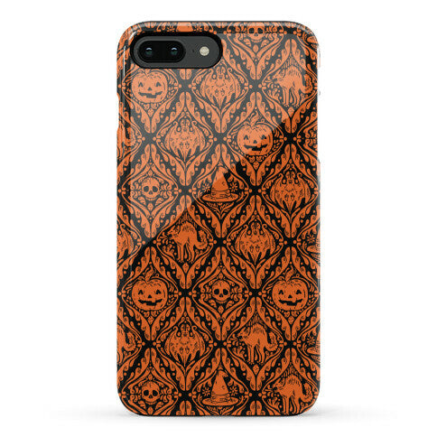 Spooky Vintage Halloween Pattern Phone Case