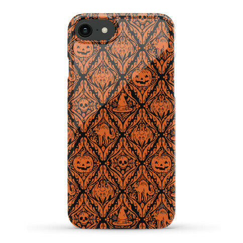 Spooky Vintage Halloween Pattern Phone Case