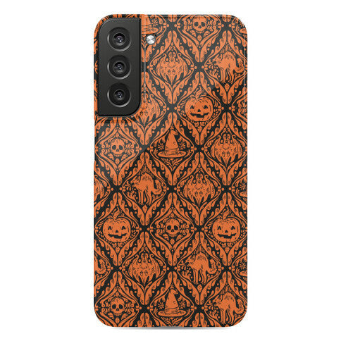 Spooky Vintage Halloween Pattern Phone Case