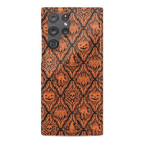 Spooky Vintage Halloween Pattern Phone Case