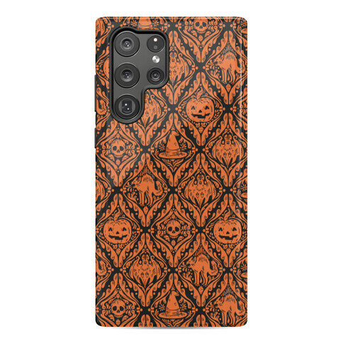 Spooky Vintage Halloween Pattern Phone Case