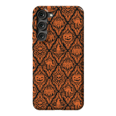 Spooky Vintage Halloween Pattern Phone Case