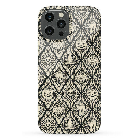 Spooky Vintage Halloween Pattern Phone Case