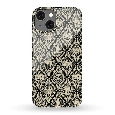 Spooky Vintage Halloween Pattern Phone Case