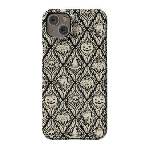 Spooky Vintage Halloween Pattern Phone Case