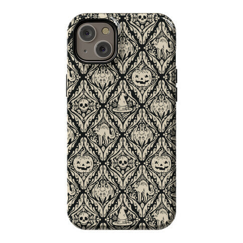 Spooky Vintage Halloween Pattern Phone Case