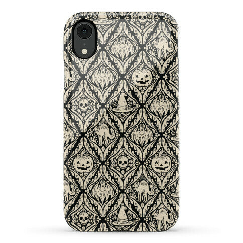 Spooky Vintage Halloween Pattern Phone Case