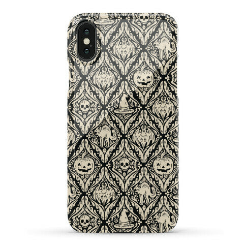 Spooky Vintage Halloween Pattern Phone Case