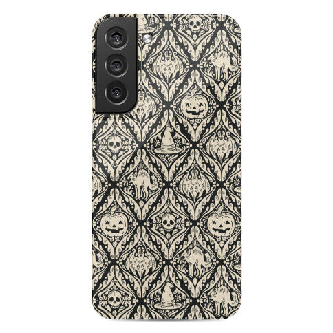 Spooky Vintage Halloween Pattern Phone Case