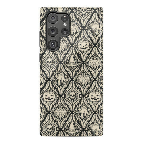Spooky Vintage Halloween Pattern Phone Case