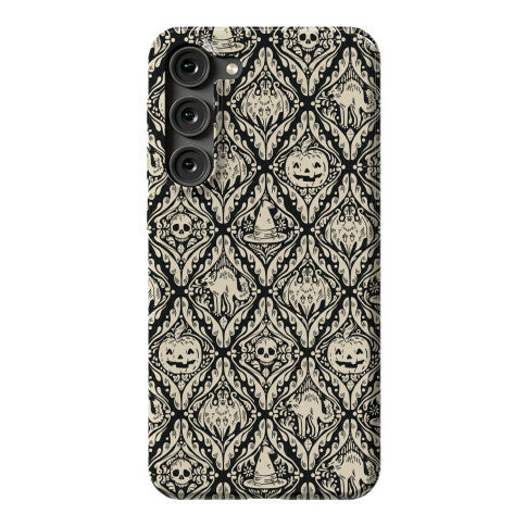 Spooky Vintage Halloween Pattern Phone Case