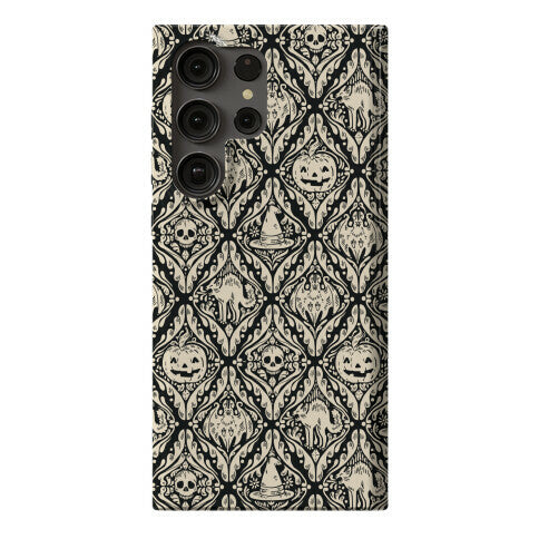 Spooky Vintage Halloween Pattern Phone Case