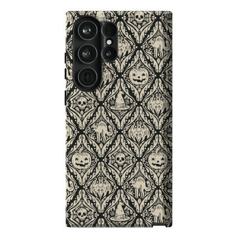 Spooky Vintage Halloween Pattern Phone Case