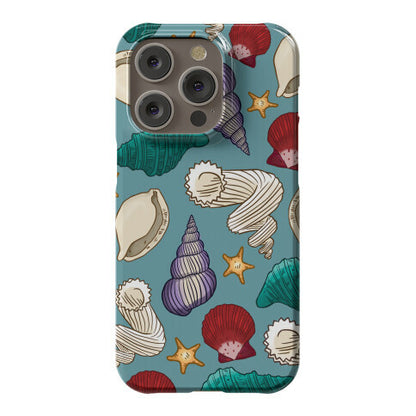 Seashell Pattern Phone Case