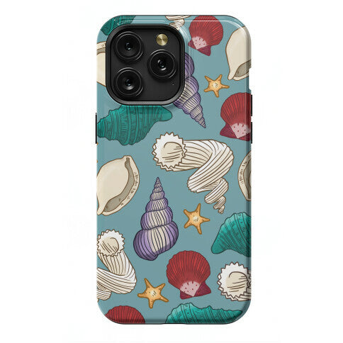 Seashell Pattern Phone Case
