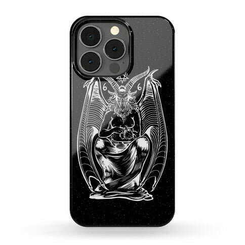 Pet Cats. Hail Satan. Phone Case