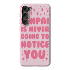 Senpai is Never Going to Notice You Phone Case