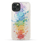 Watercolor Chakra Symbols Phone Case