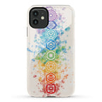 Watercolor Chakra Symbols Phone Case