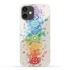 Watercolor Chakra Symbols Phone Case