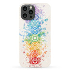 Watercolor Chakra Symbols Phone Case