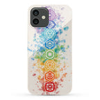 Watercolor Chakra Symbols Phone Case