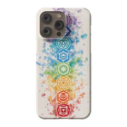 Watercolor Chakra Symbols Phone Case